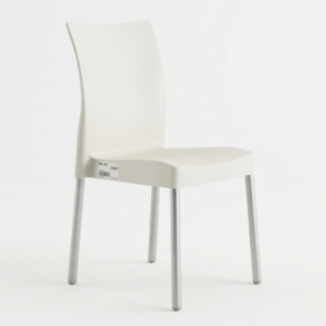 Nordic Minimalist Off-White Dining Chair