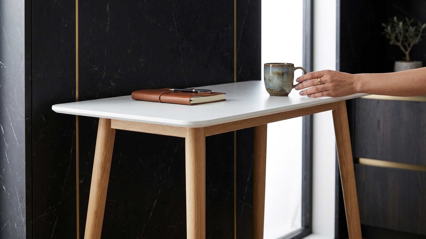 Oslo Nordic Counter High Dining Table - Image 2