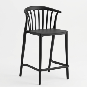 Nero Spindle Bar Stool (Kitchen Stool)