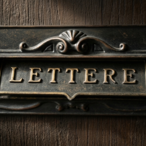Heritage Italian "Lettere" Antique Brass Letter Slot