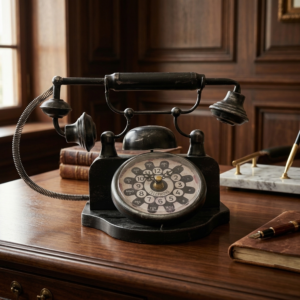 Antique Rotary Phone Clock