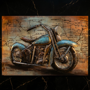 Route 66 Voyager 3D Metal Wall Art