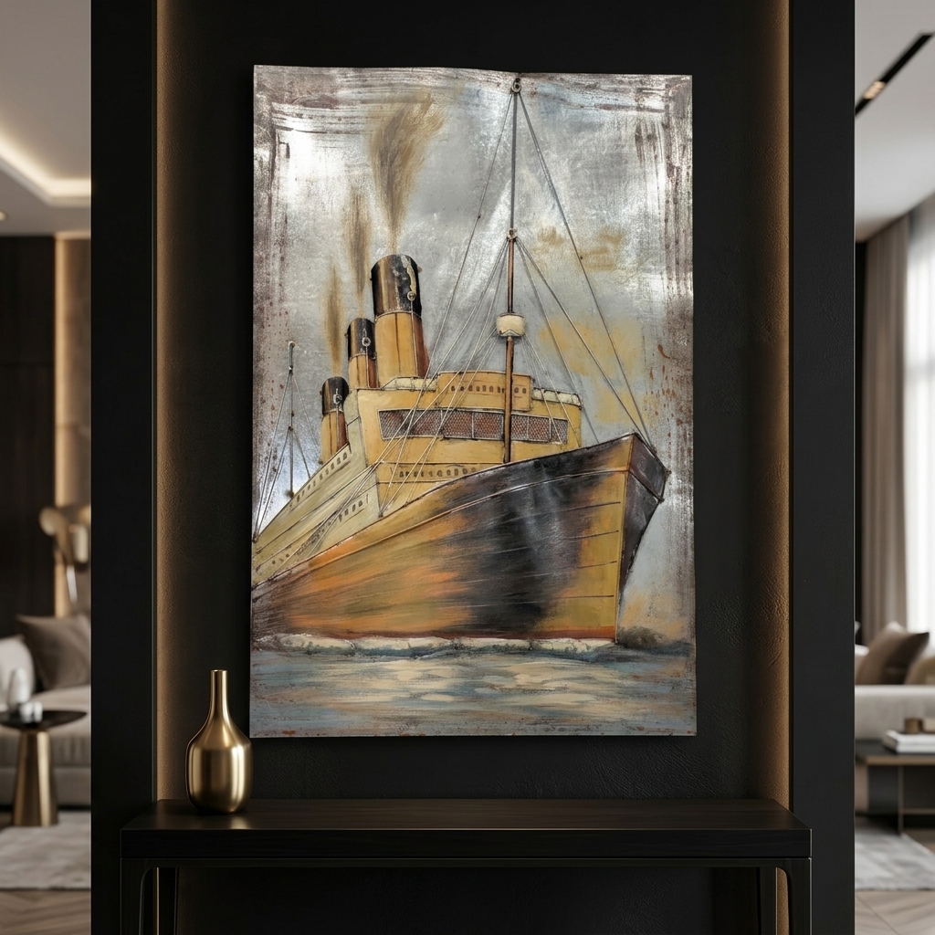 Titanic Ocean Liner 3D wall art