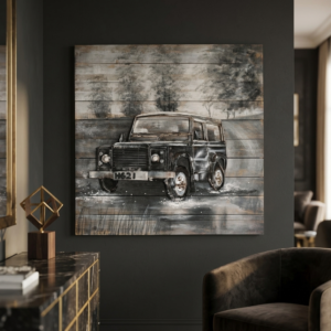 Defender 4x4 Off-Road 3D Metal Wall Hanging