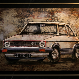 Mk1 GTI Vintage 3D Metal Wall Art