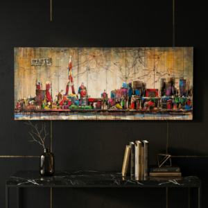 Parisian Skyline 3D Metal Wall Art