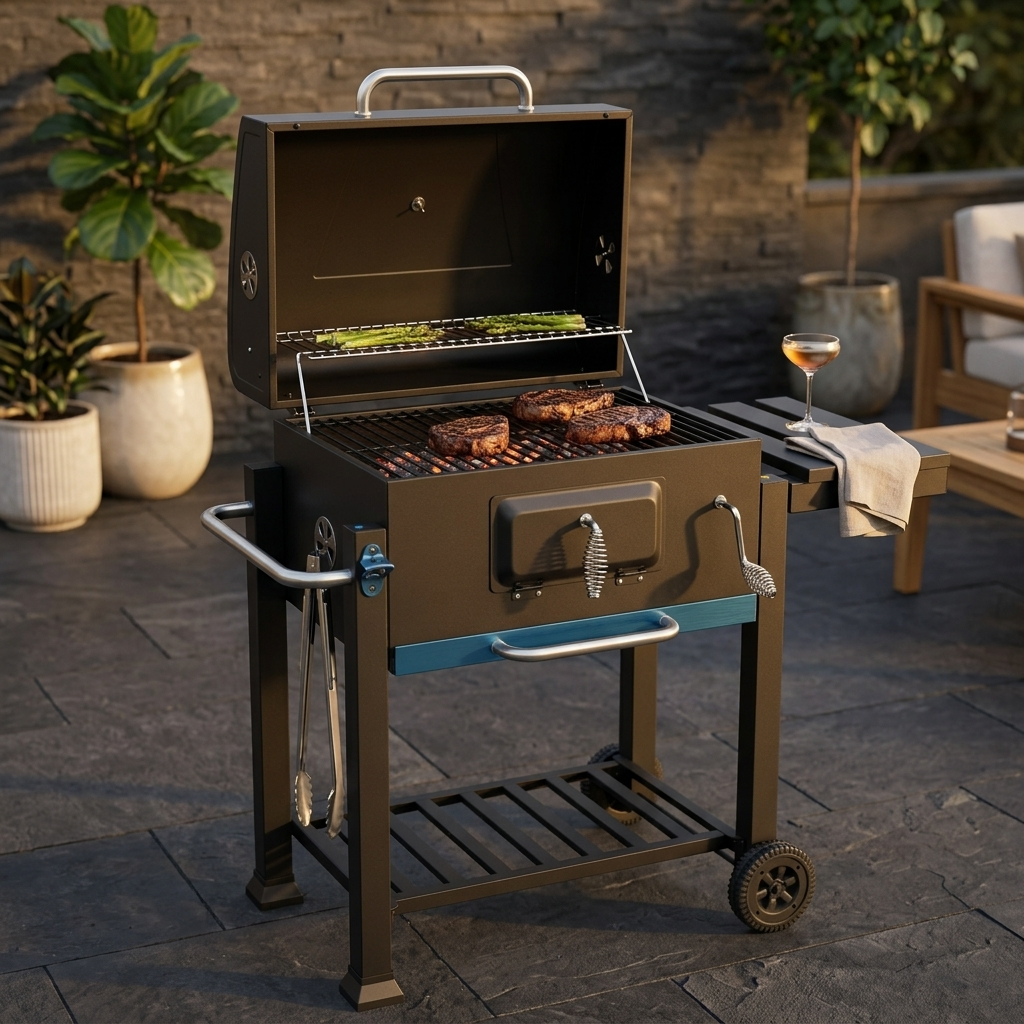 Backyard Grill Hub BBQ Stand